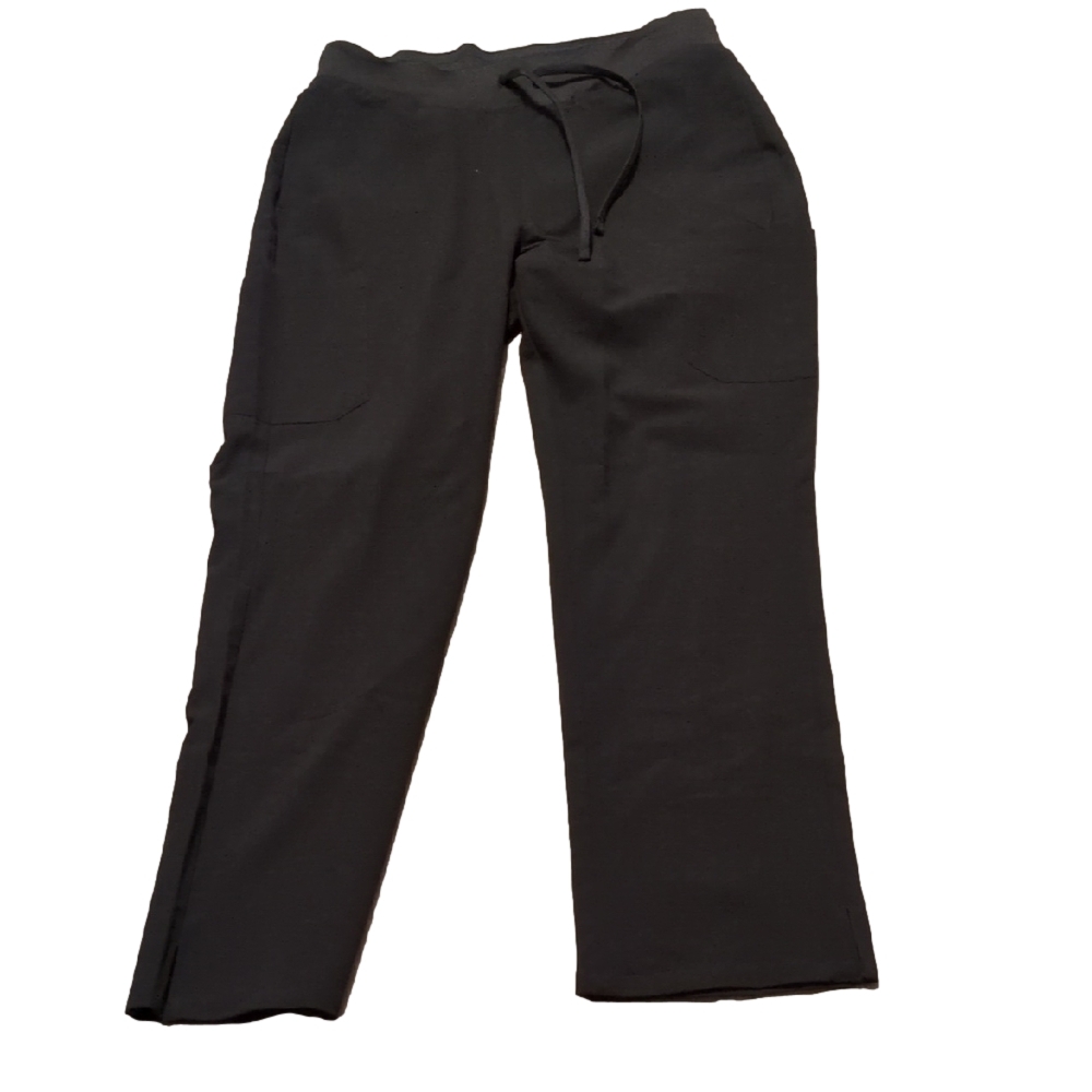 Mandala Black Scrub Pants Size Medium